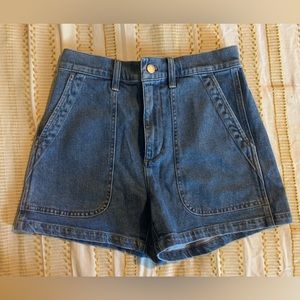 Madewell high waisted denim shorts. Size 27